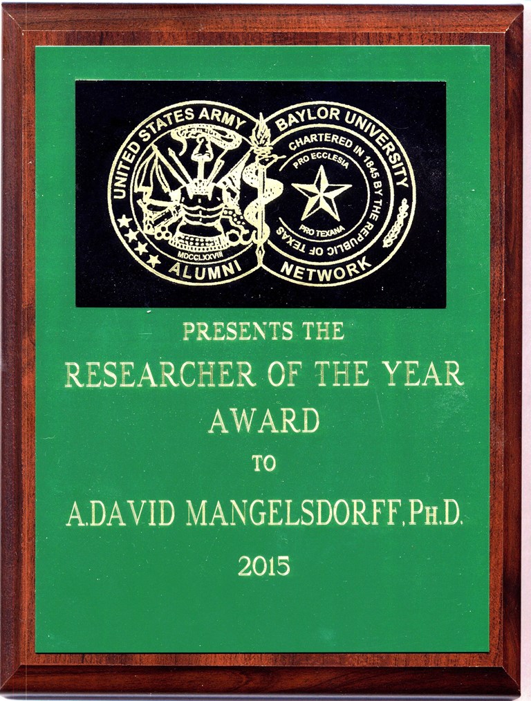Faculty Researcher of the Year: 2014-15