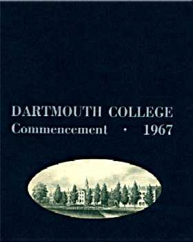 Dartmouth College Commencement May 1967